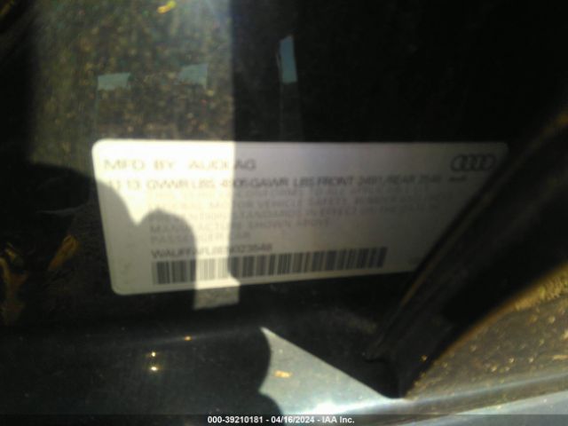 WAUFFAFL8EN023548 Audi A4 2.0t Premium