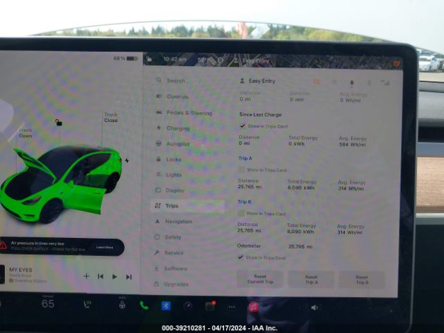 5YJYGDEE3MF274987 Tesla Model Y Long Range Dual Motor All-wheel Drive