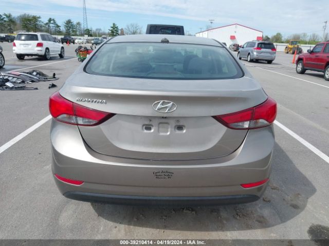 5NPDH4AE6GH720346 Hyundai Elantra Value Edition
