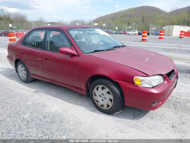 2001 Toyota Corolla S მანქანა იყიდება აუქციონზე, vin: 2T1BR12E61C445458, აუქციონის ნომერი: 39210508