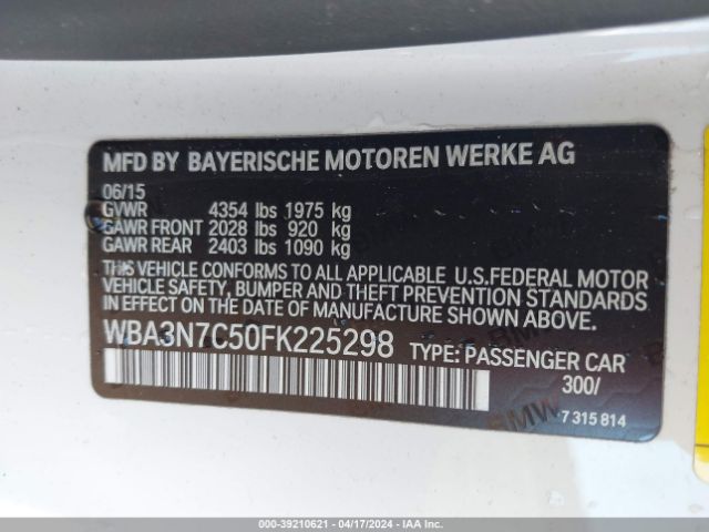 WBA3N7C50FK225298 BMW 428i