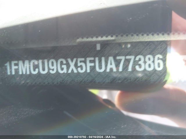 Ford ESCAPE SE 2015 1FMCU9GX5FUA77386 Image 9