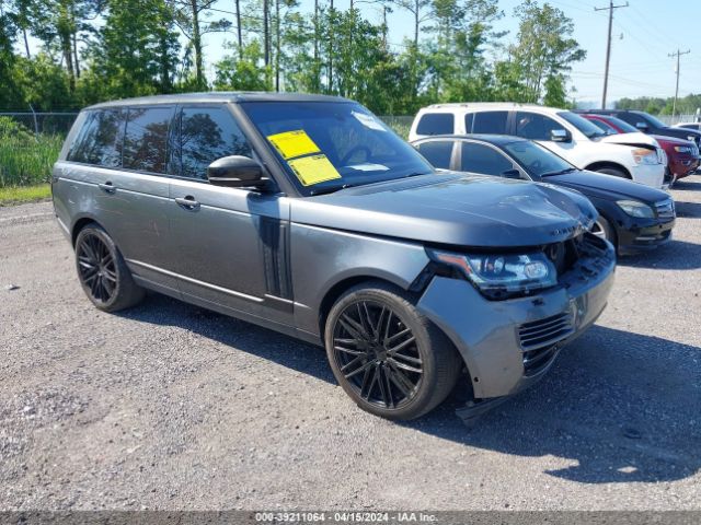 2015 Land Rover Range Rover 5.0l V8 Supercharged მანქანა იყიდება აუქციონზე, vin: SALGS2TF4FA242449, აუქციონის ნომერი: 39211064