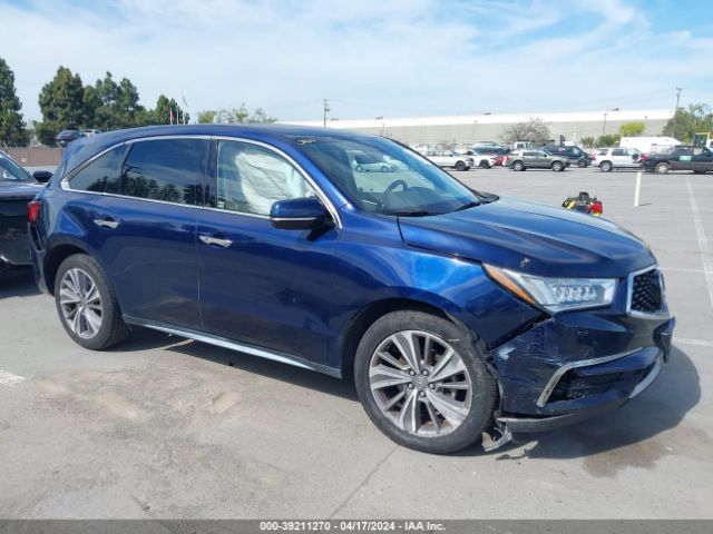 Aukcja sprzedaży 2018 Acura Mdx Technology Package   Acurawatch Plus Pkg, vin: 5J8YD4H57JL005602, numer aukcji: 39211270