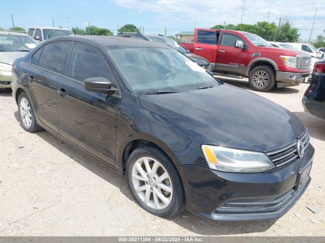 2015 Volkswagen Jetta 1.8t Se მანქანა იყიდება აუქციონზე, vin: 3VWD17AJ6FM267273, აუქციონის ნომერი: 39211394