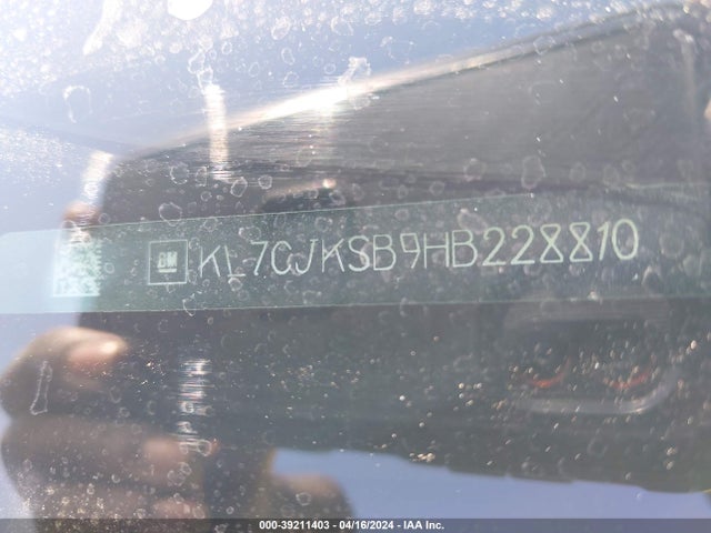 Chevrolet TRAX LS 2017 KL7CJKSB9HB228810 Image 9