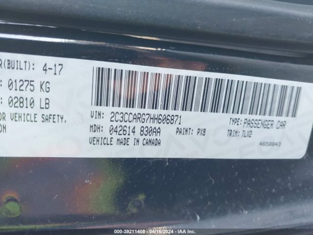 2C3CCARG7HH606871 Chrysler 300 Limited Awd