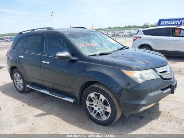 Auction sale of the 2008 Acura Mdx Technology Package, vin: 2HNYD28628H554556, lot number: 39211612