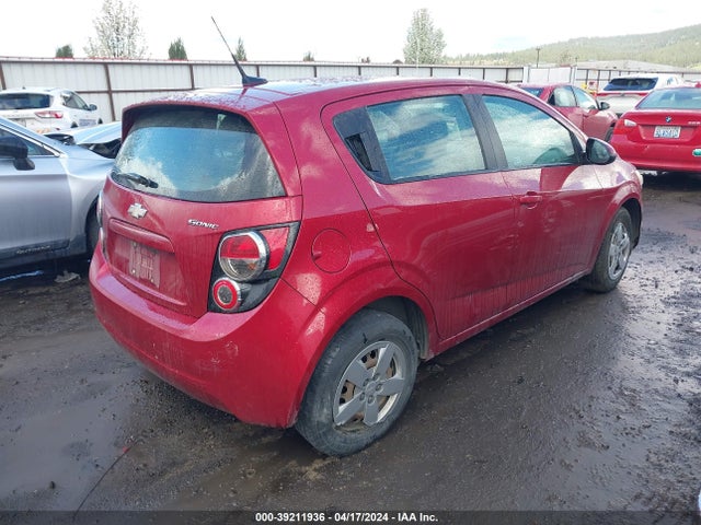 Chevrolet Sonic Ls Manual 2014 1G1JB6SH2E4186430 Image 4