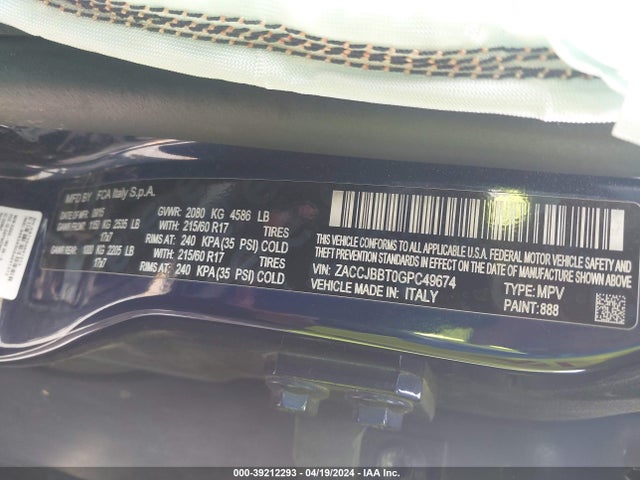 Jeep Renegade Latitude 2016 ZACCJBBT0GPC49674 Image 9