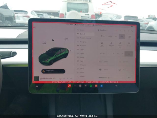 5YJ3E1EA7MF987547 Tesla Model 3 Standard Range Plus Rear-wheel Drive