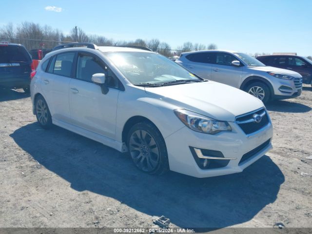 Auction sale of the 2016 Subaru Impreza 2.0i Sport Premium, vin: JF1GPAP68G9257462, lot number: 39212662