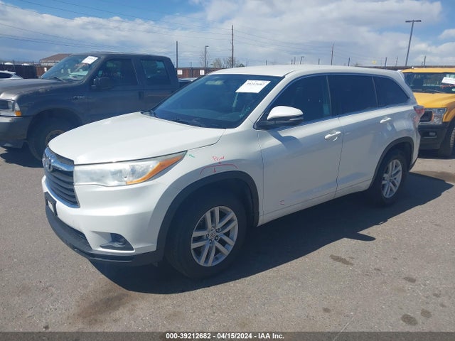 Toyota Highlander Le 2014 5TDZARFH2ES005257 Image 2