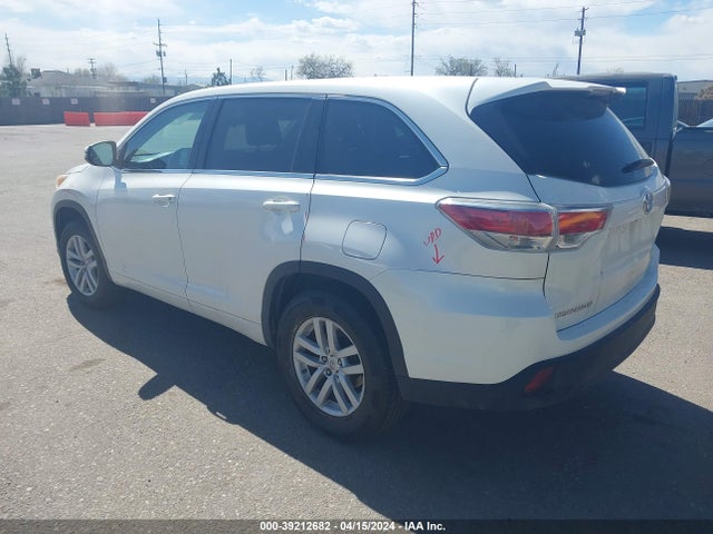 Toyota Highlander Le 2014 5TDZARFH2ES005257 Image 3