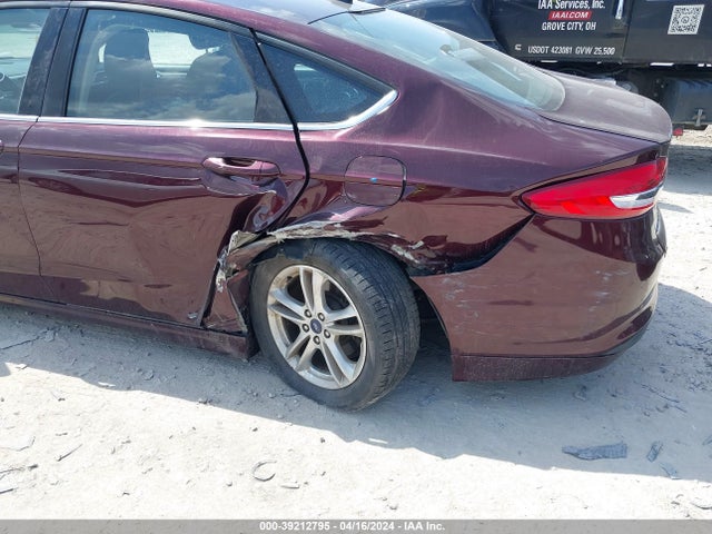 Ford FUSION SE 2018 3FA6P0HD8JR284062 Image 6