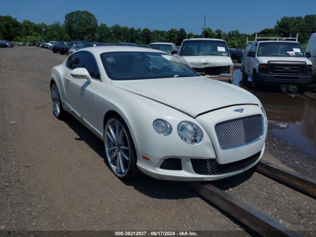 Продажа на аукционе авто 2012 Bentley Continental Gt, vin: SCBFR7ZAXCC071524, номер лота: 39212937