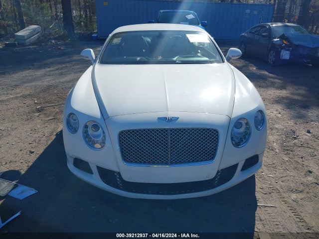 2012 Bentley Continental Gt მანქანა იყიდება აუქციონზე, vin: SCBFR7ZAXCC071524, აუქციონის ნომერი: 39212937