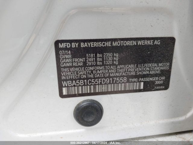 WBA5B1C55FD917558 BMW 535i