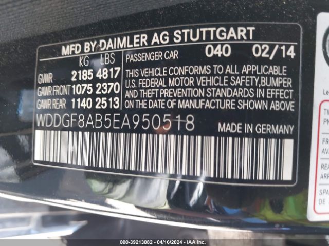 WDDGF8AB5EA950518 Mercedes-Benz C 300 Luxury 4matic/sport 4matic