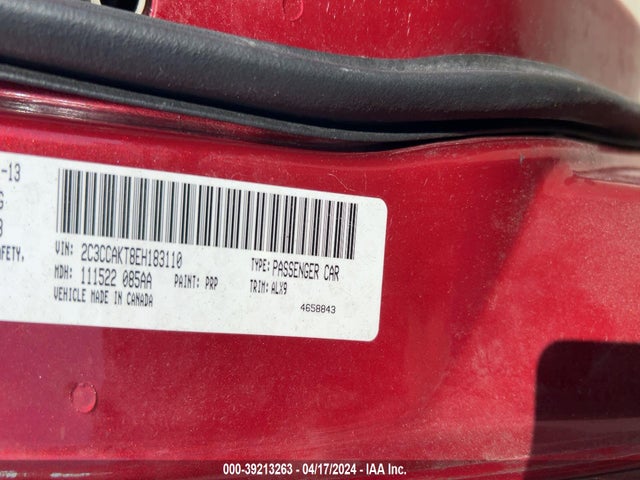 Chrysler 300c Awd 2014 2C3CCAKT8EH183110 Image 9
