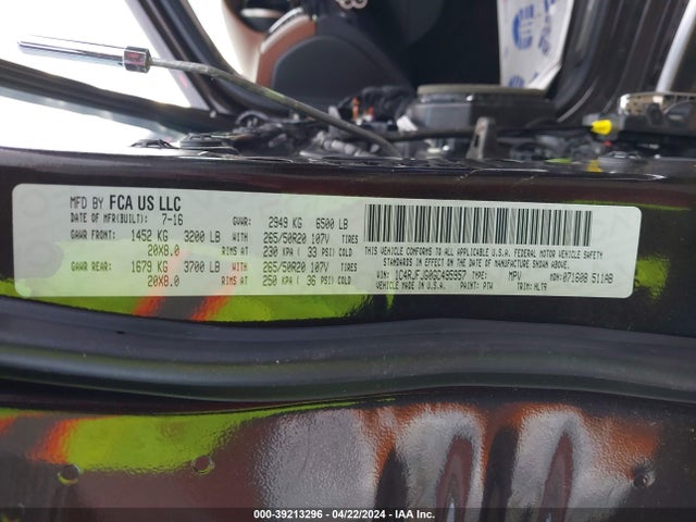 1C4RJFJG0GC495957 Jeep Grand Cherokee Summit