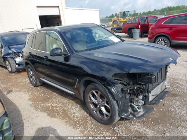Auction sale of the 2022 Bmw X3 Sdrive30i, vin: 5UX43DP02N9N01396, lot number: 39213301