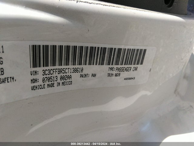 2012 FIAT 500 3C3CFFBR5CT138610 Photo 8