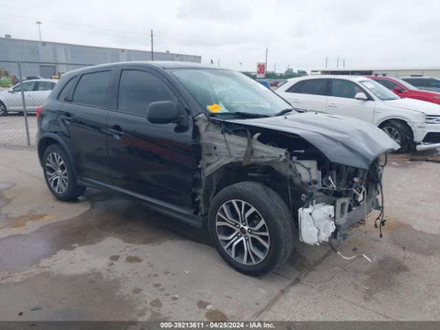 2018 Mitsubishi Outlander Sport 2.0 Es/2.0 Le მანქანა იყიდება აუქციონზე, vin: JA4AP3AU1JU020264, აუქციონის ნომერი: 39213611