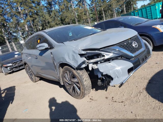 Aukcja sprzedaży 2024 Nissan Murano Sl Intelligent Awd, vin: 5N1AZ2CSXRC107695, numer aukcji: 39214187