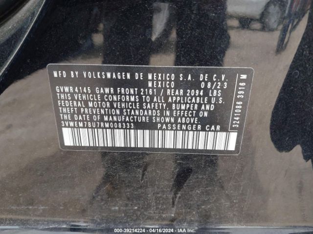 3VWEM7BU7RM008333 Volkswagen Jetta 1.5t Se