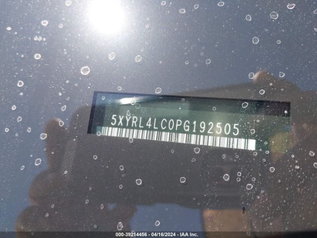 5XYRL4LC0PG192505 KIA SORENTO S