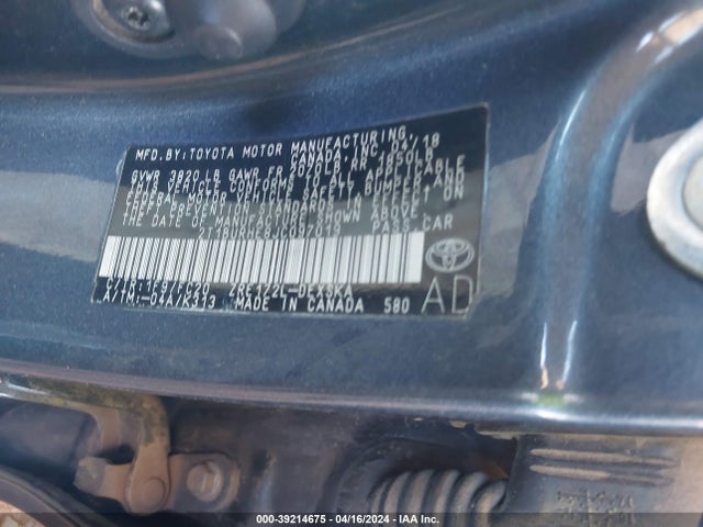 Toyota COROLLA SE 2018 2T1BURHE8JC097019 Image 9