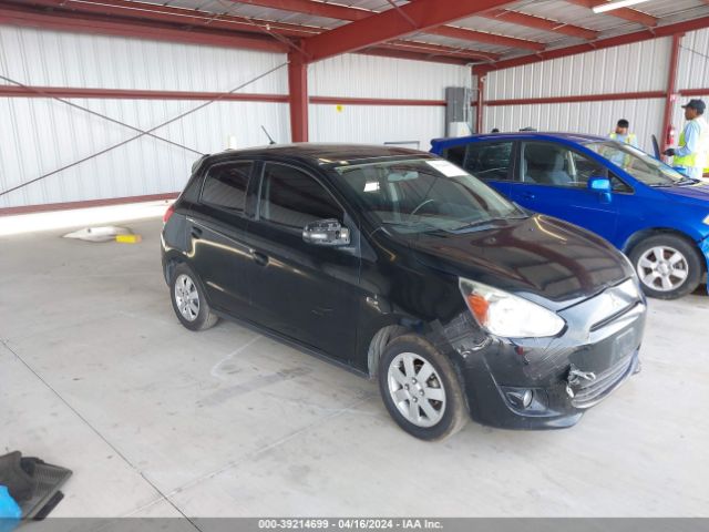 Auction sale of the 2015 Mitsubishi Mirage Es, vin: ML32A4HJ2FH010021, lot number: 39214699
