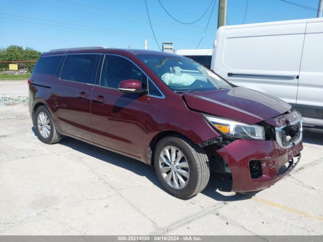 Auction sale of the 2016 Kia Sedona Ex, vin: KNDMC5C13G6180883, lot number: 39214880