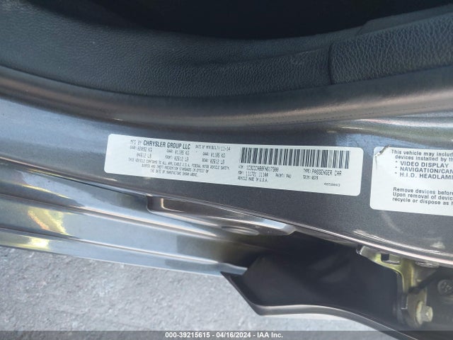 Chrysler 200 Limited 2015 1C3CCCAB8FN617300 Image 9
