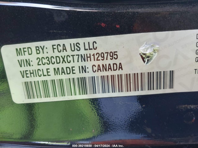 Dodge CHARGER R/T 2022 2C3CDXCT7NH129795 Image 9
