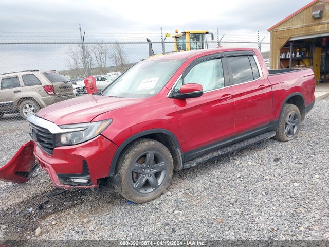 Honda Ridgeline Rtl 2022 5FPYK3F58NB011880 Image 2