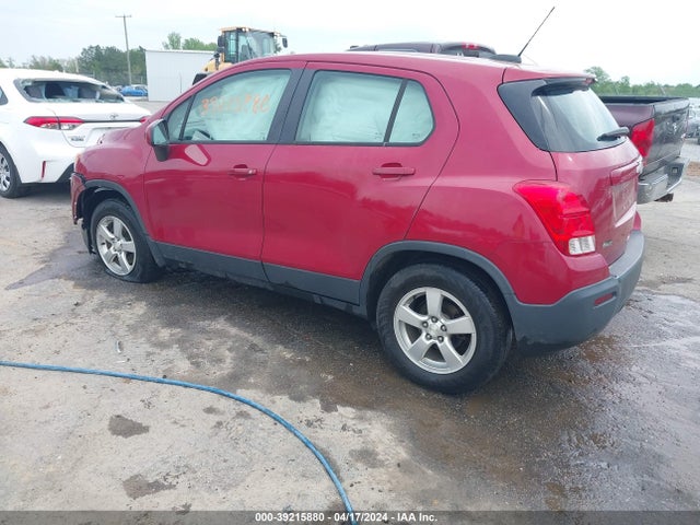 Chevrolet Trax 1ls 2015 KL7CJPSB5FB204496 Image 3