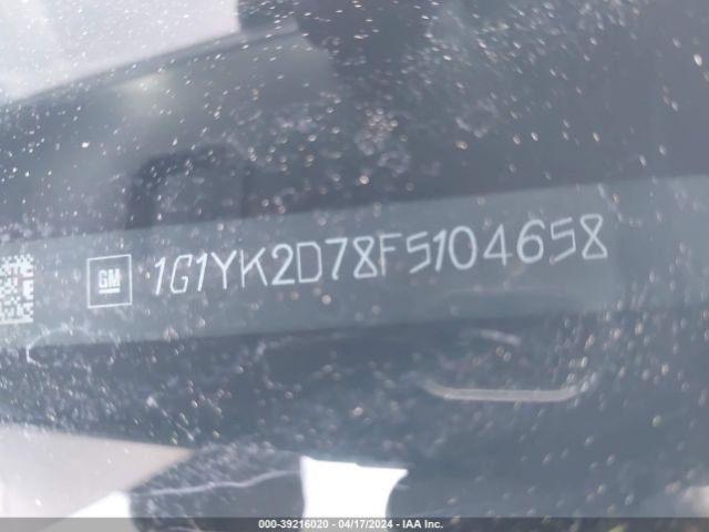 1G1YK2D78F5104658 Chevrolet Corvette Stingray Z51