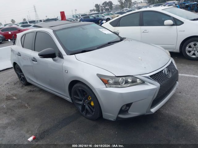 39216116 :رقم المزاد ، JTHKD5BH0F2249343 vin ، 2015 Lexus Ct 200h مزاد بيع