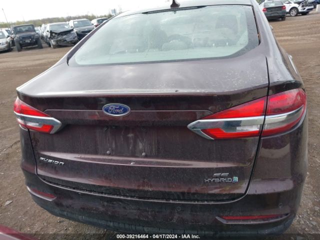 3FA6P0LU2KR196844 Ford Fusion Hybrid Se