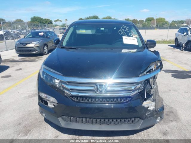 5FNYF5H51JB023921 Honda Pilot Ex-l