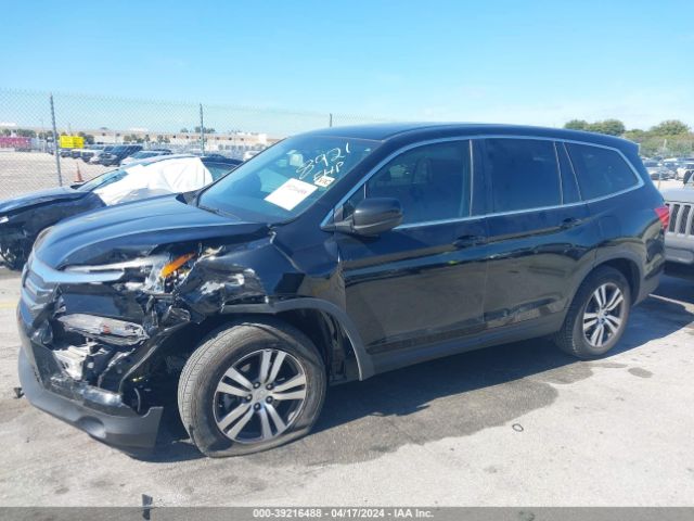 5FNYF5H51JB023921 Honda Pilot Ex-l