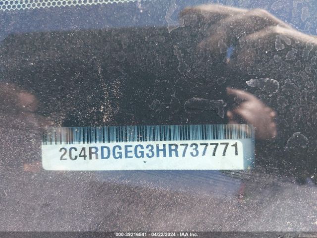 2C4RDGEG3HR737771 Dodge Grand Caravan Gt