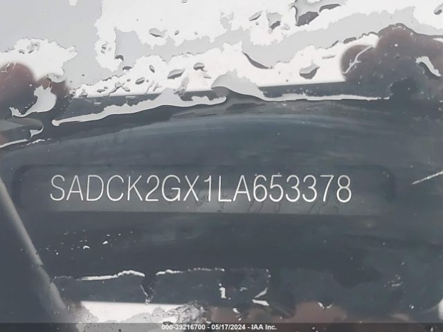 SADCK2GX1LA653378 Jaguar F-pace Prestige P300 Awd Automatic