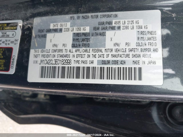 Mazda Mazda5 Touring 2014 JM1CW2CL3E0162998 Image 9