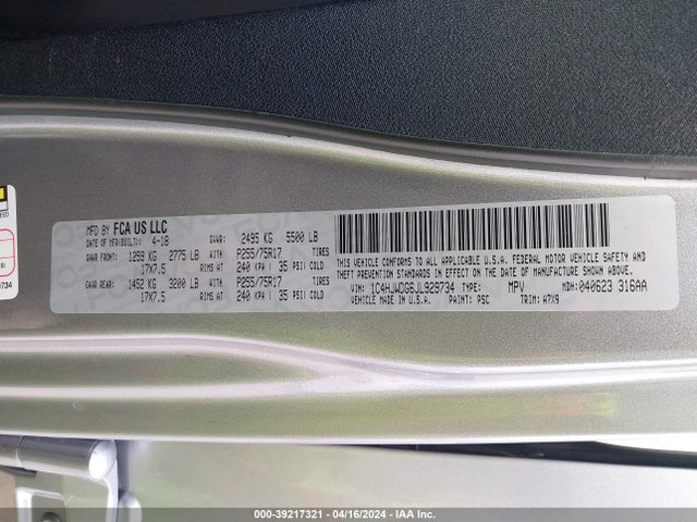 1C4HJWDG6JL929734 Jeep Wrangler Jk Unlimited Sport S 4x4