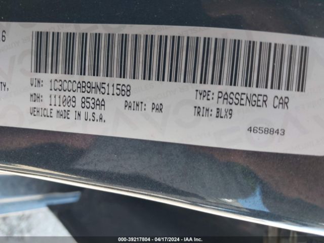 1C3CCCAB9HN511568 Chrysler 200 Limited Platinum