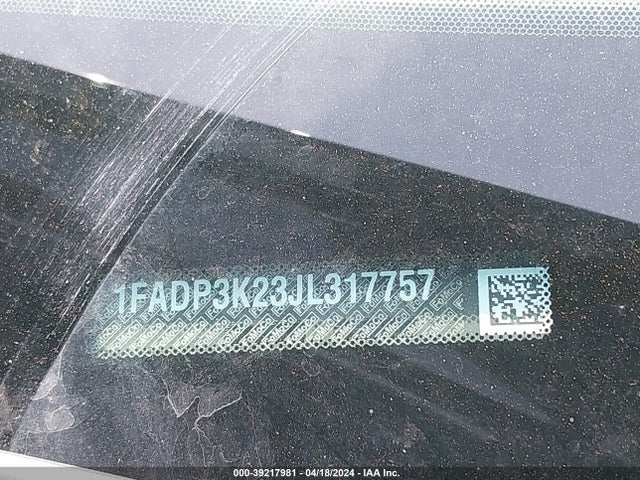 Ford FOCUS SE 2018 1FADP3K23JL317757 Image 9