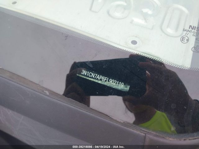3N1CN7AP6FL902119 Nissan Versa 1.6 S+